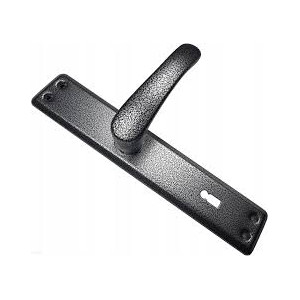 Klamka bramowa 90 klucz grafit